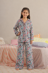 Penguin Parade Linen Night Suit