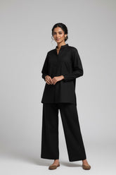 Black Dobby Cotton Set