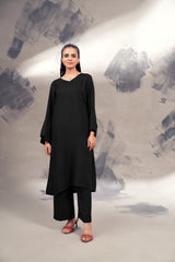 Silk Karandi Black 2 PC