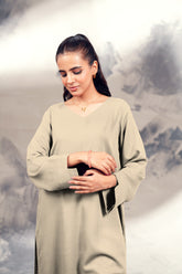 Silk Karandi Ivory 2 PC