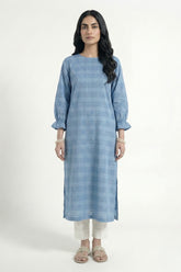 Dobby Lawn Blue Shirt