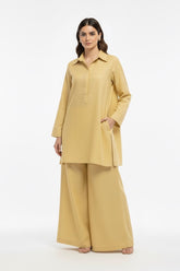 Relaxed Light Yellow Karandi Set