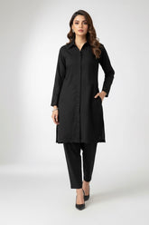 Black Cambric Embroidered Set