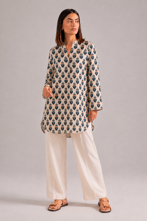 Printed Lawn Shirt