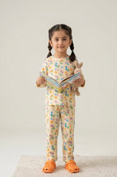 Pastel Bloom Kids Night Suit
