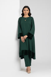 Emerald Karandi Velvet Set