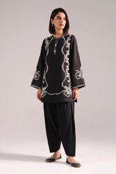 Black Embroidered Set