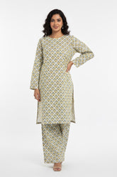 Slub Khaddar Print 2 PC