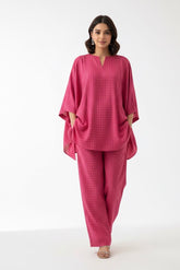 Marina Set Pink Grid