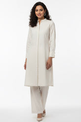 Jasmine White Dobby Cotton Set