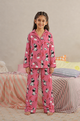Zebra Rainbow Linen Night Suit