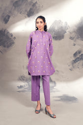 Cambric Mug Embroidery Lilac 2 PC