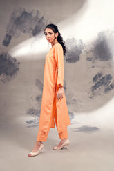 Silk Karandi Peach 2 PC