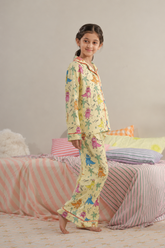 Duck Pond Linen Night Suit