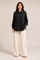 Oversized Blend Shirt Black