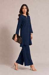 The Scallop Edit - Navy