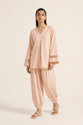 Peach Breeze Coord Set