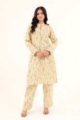 Slub Khaddar Print 2 PC