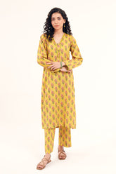 Slub Khaddar Print 2 PC