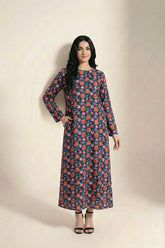 Printed Silk Lawn Kaftaan