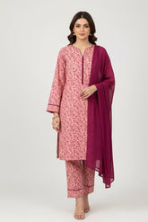 Slub Khaddar Print 3PC