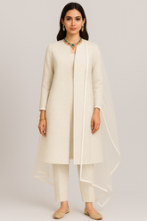 Embroidered Jacket 3PC