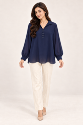 Pearl Top Navy