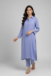 Periwinkle Georgette Coord Set