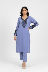 Periwinkle Georgette set