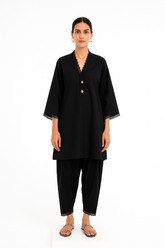 Black Lacy Coord Set