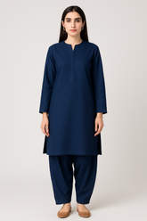 Cambric Shalwar Kameez Zinc