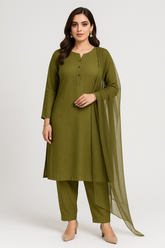 Karandi Olive 3PC
