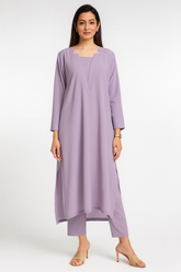 Lilac Georgette Coord Set