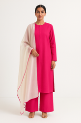 Pink Lawn Solid 3PC