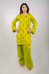Lawn Embroidery Farshi 2PC