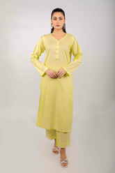 Lemon Lawn Cotton Solid 2PC