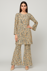 Georgette Cheetah Set