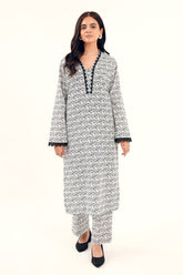 Slub Khaddar Print 2 PC