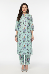 Slub Khaddar Print 2 PC