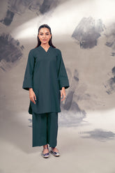 Dobby Lawn Teal Zinc 2 PC