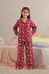 Funny Rabit Linen Night Suit