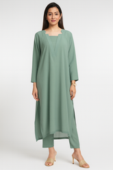 Pistachio Georgette Coord Set