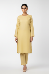 Silk Karandi 2PC Soft Yellow