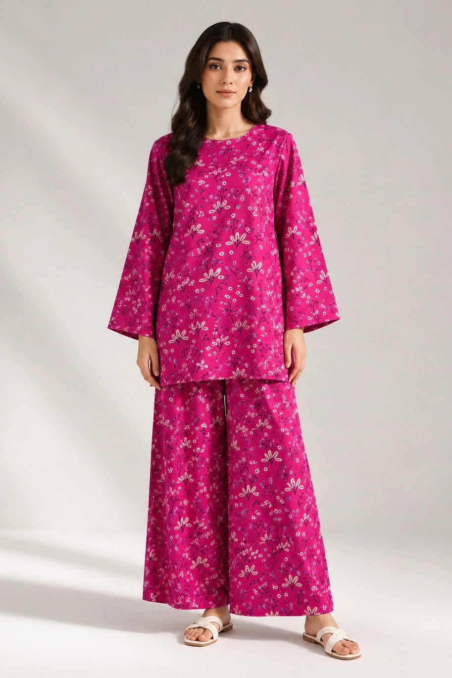 Printed Lawn Coord Set