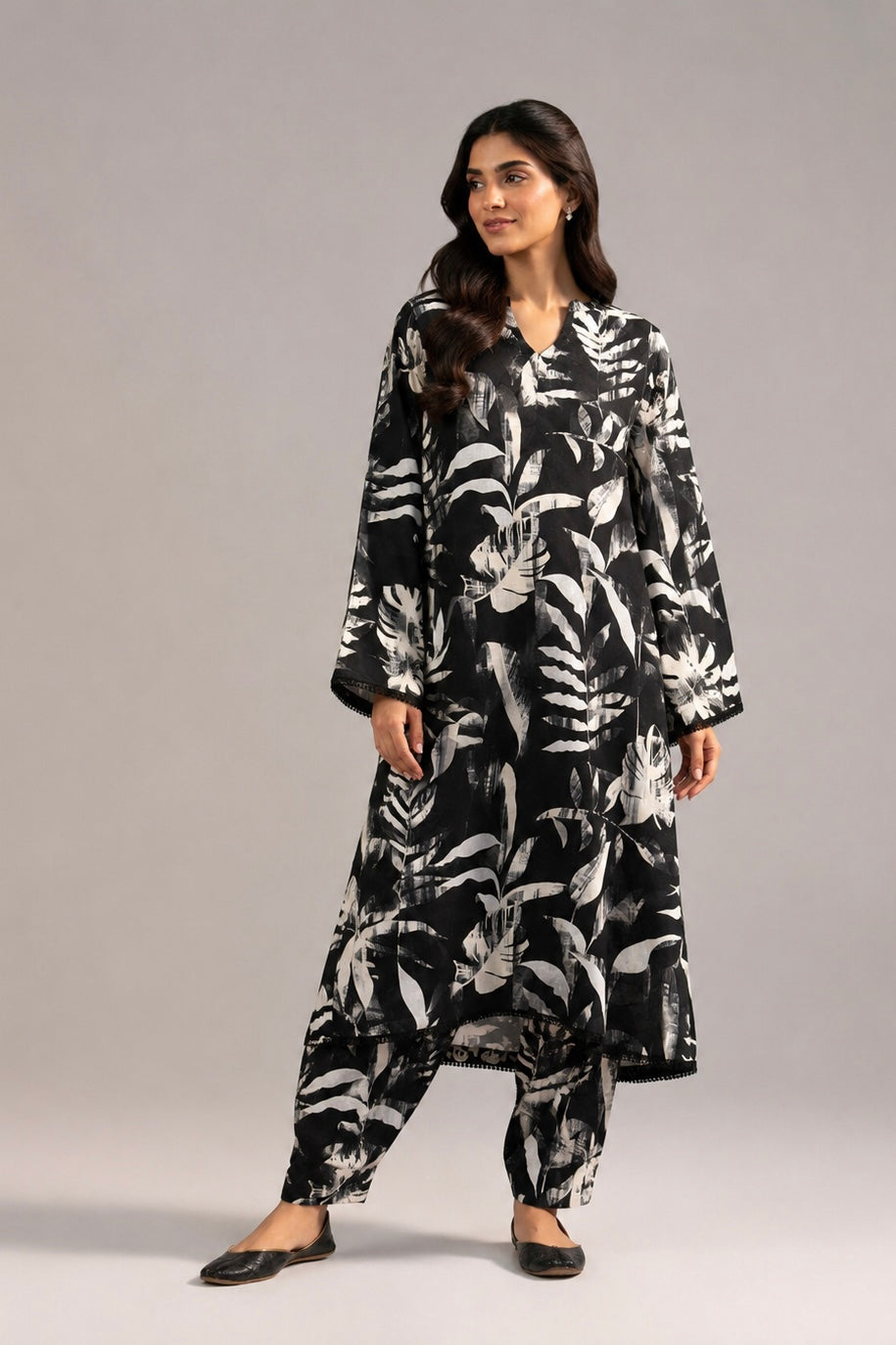 Printed Lawn Coord Set