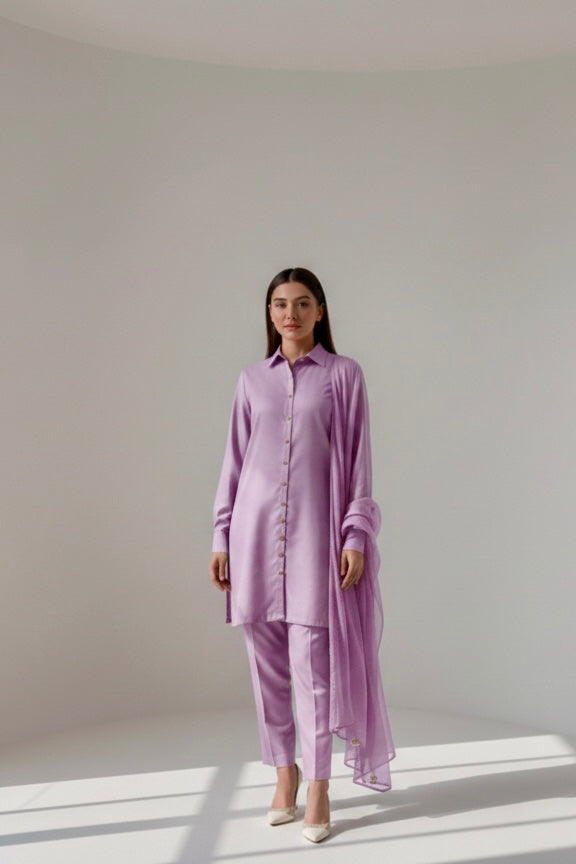 Dobby Cambric Lilac 3PC