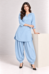Muse Poplin Co-ord - Powder Blue