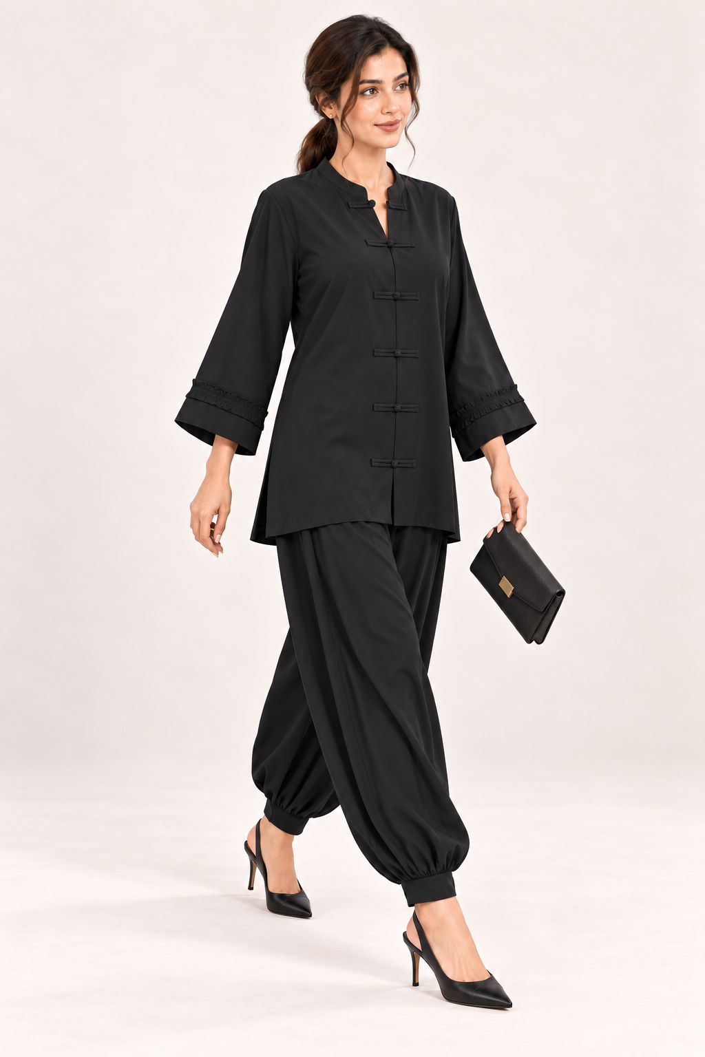 Poise Co-ord Set – Black