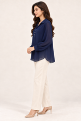 Pearl Top Navy