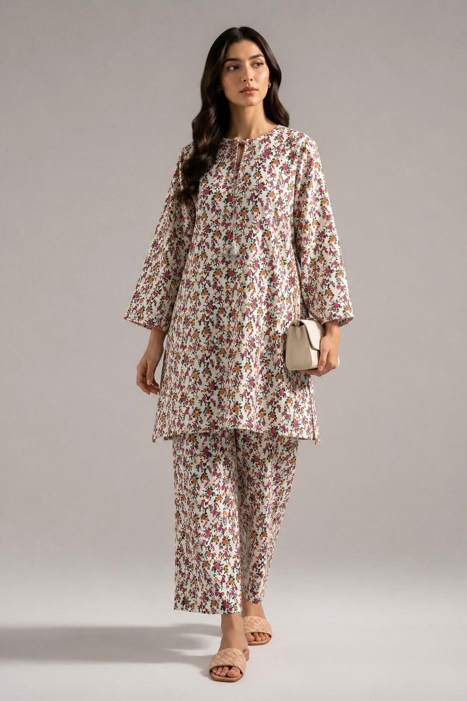 Printed Lawn Coord Set